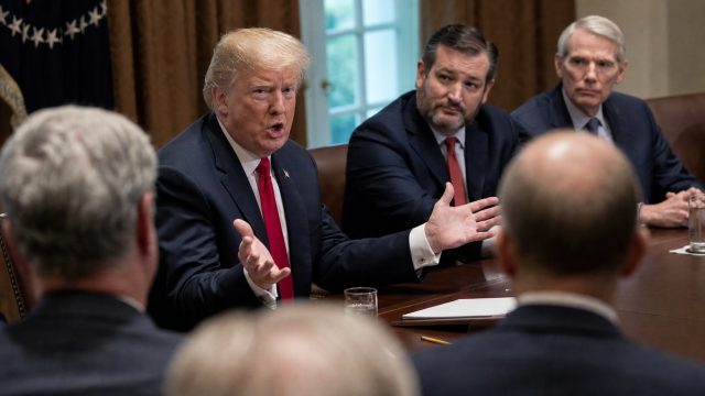 Tensions Rise Between Trump and Republican Senators in Private Meeting